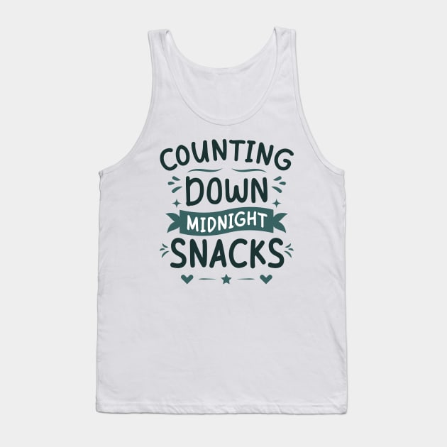 Counting Down Midnight Snacks Tank Top by VecTikSam